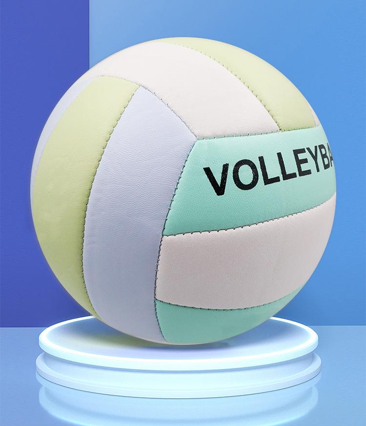 PVC Machine-Sewn Soft Volleyball for Junior High Students - Competition & Beach Training Volleyball