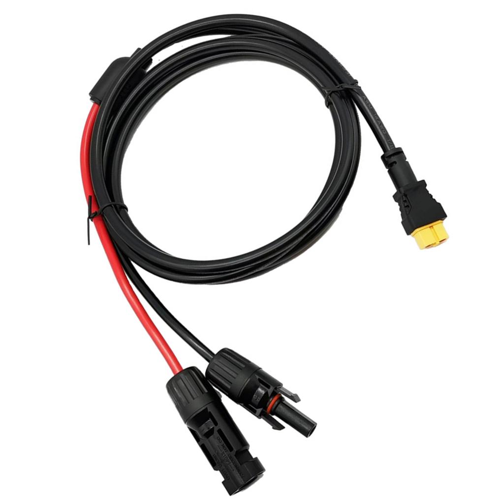 Solar To XT60 Charge Extension Cable 16AWG 5Ft Solar Connector To XT60 Adapter Power Cable for Portable Power Station