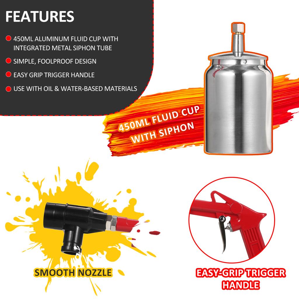 Комплект пескоструйной обработки Абразивный пескоструйный аппарат Пескоструйный аппарат с насадкой для удаления ржавчины Абразивный песок