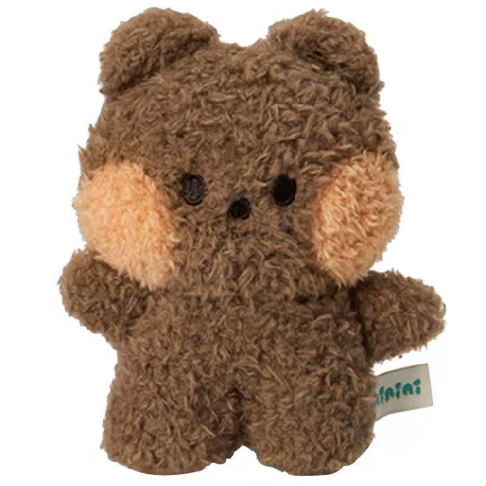 Bread Head Bear Bread Bear Plush Keychain Yellow Chicken Frog Cartoon Plush Pendant Jewelry Gift