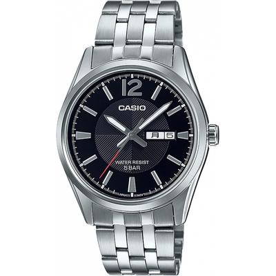Casio Часы CaSio Collection [Официальная модель для внутреннего рынка] Mtp 1335dj 1ajf Мужские Серебристый Черный