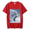 Fun and Angry Lion Emoji Pattern Tshirt Comfortable and Casual Summer ShortSleeve TShirt Women Clothing Fashion Personality