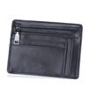 Baellerry Mens Mini Card Holder Artificial Leather Zipper Coin Purse Fashion Money Bags Wallets Purse