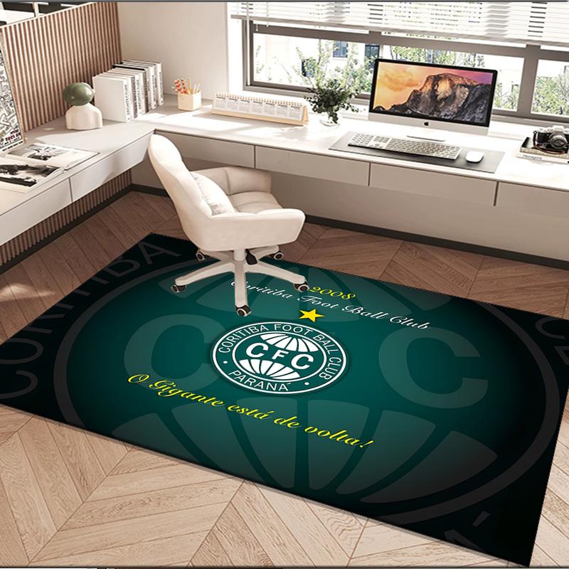 1PC rug Coritiba Football Club Return Carpet, Chair Rug,Area Rug for Office Bedroom living rooms bedroom, Doormat decor Christmas fan gifts