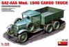 MiniArt Cargo Truck MA35136 Plastic Model 1/35 GAZ-AAA Mod.1940