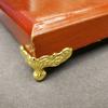 Box Corner Protector Antique Jewelry Decor Wooden Box Feet Legs Corner Pads Boxes Support Bases Triangle Carved Corner Protector
