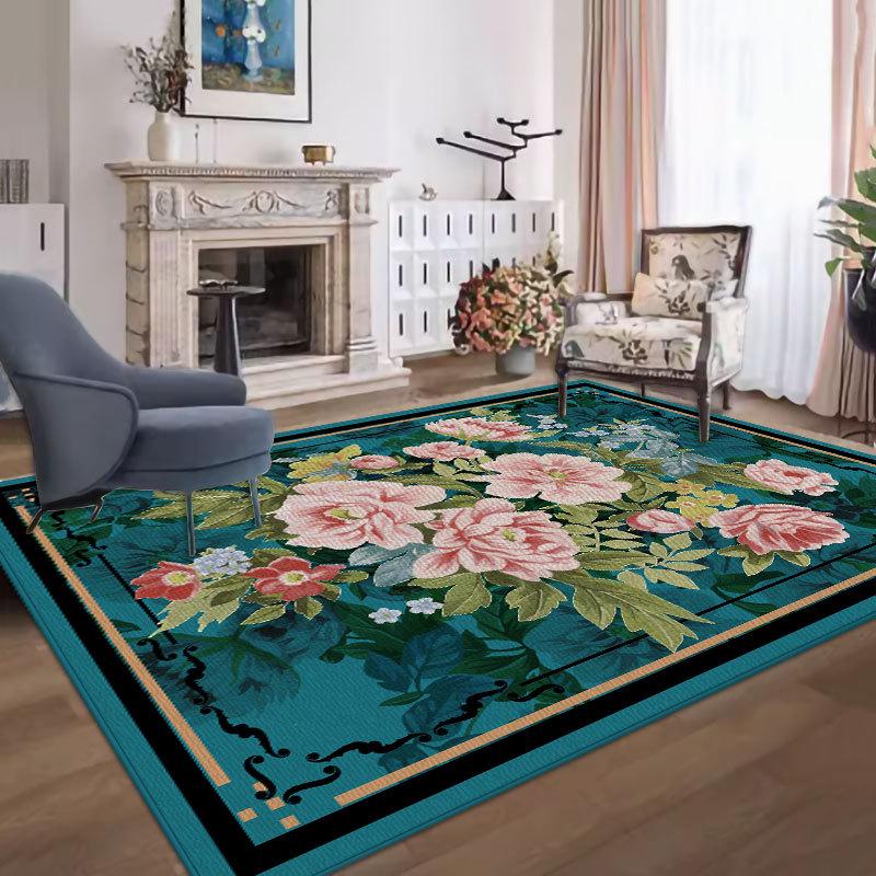 Прочный, простой в уходе ковер для гостиной и спальни, идеально подходит в качестве грязеотталкивающего прикроватного коврика.; можно стирать для удобства.