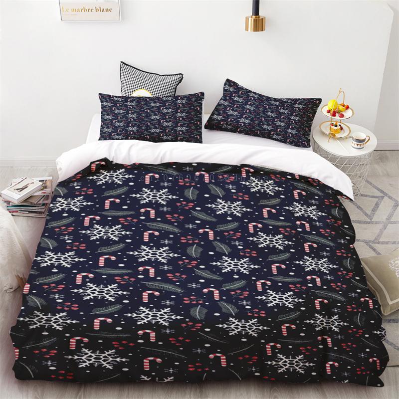 Пододеяльник Рождественский Лось Ветка Сосны Принт Декор Комнаты Спальня Гостиная Односпальный Двуспальный Квинсайз Кингсайз