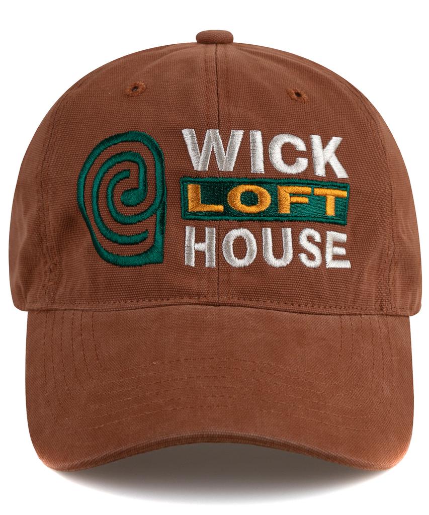 Кепка-бейсболка Wig E Loft House из парусины - Светло-коричневая