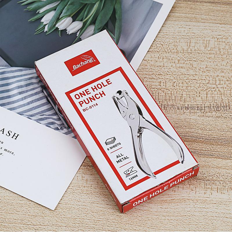 Экономящие труд плоскогубцы для пробивки одного отверстия в бумаге и коробках диаметром 6 мм