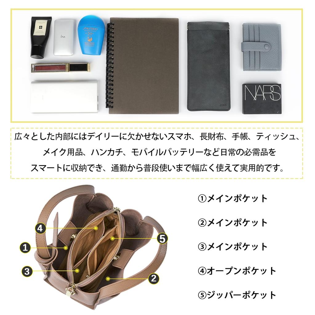 Плечо Из Премиальной Натуральной Большой Простой и Доступный в стилях или Сумка [MFFOR] Женская сумка 2-в-1, Кожа, Вместимость, Высококлассный вид, Повседневный,