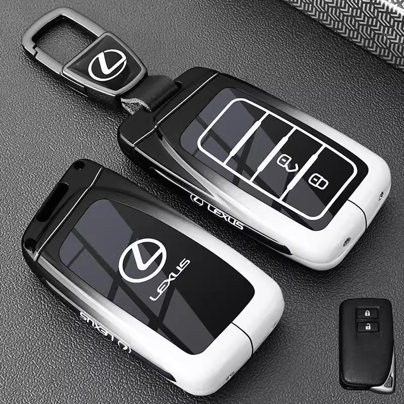 2026 Hot Interior Stickers Zinc Alloy Car Key Case Cover Protect Shell For Lexus NX 200 NX300H RX 350 450H ES 350 ES 300h Auto R