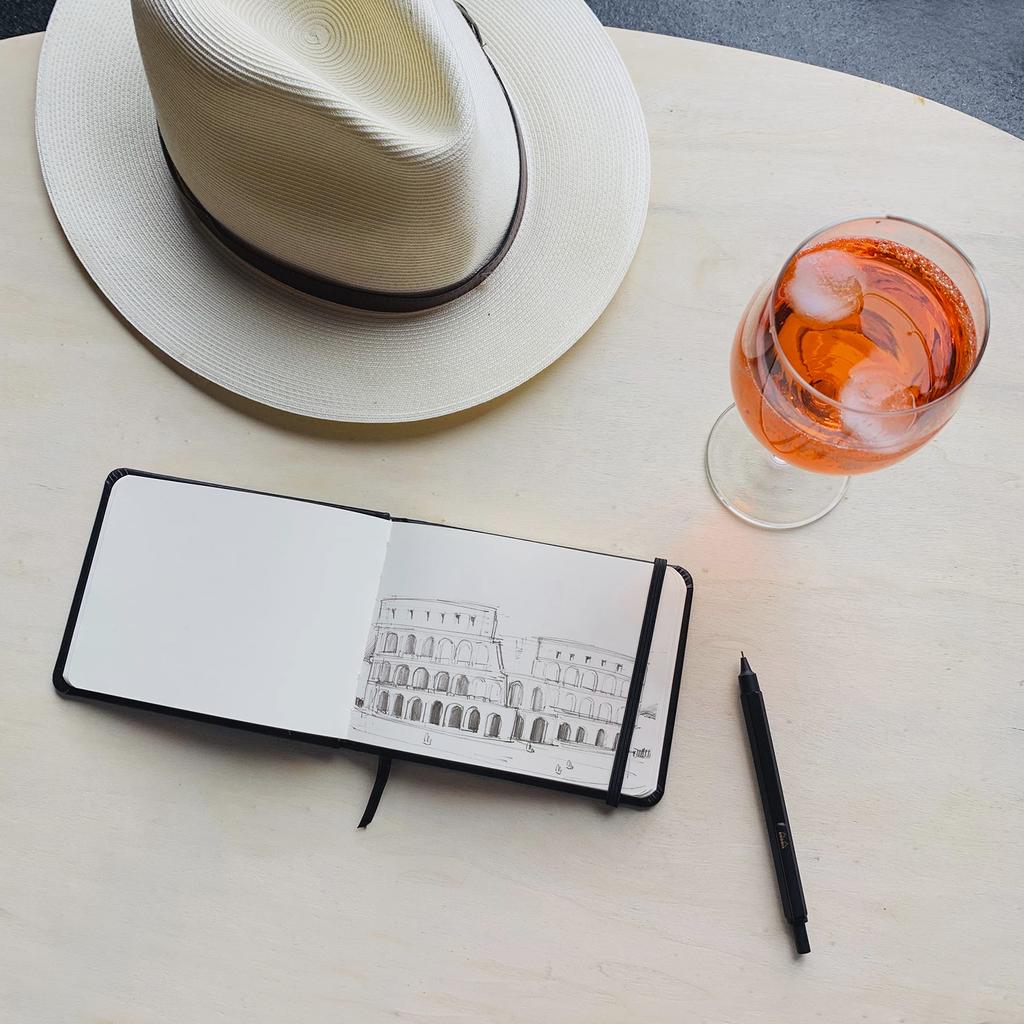 Rhodia Script Mechanical Hexagonal Aluminum Hairline RHODIA SCRIPT Cf9298 Pencil, 0.5mm, Barrel, Body, Finish, Orange,