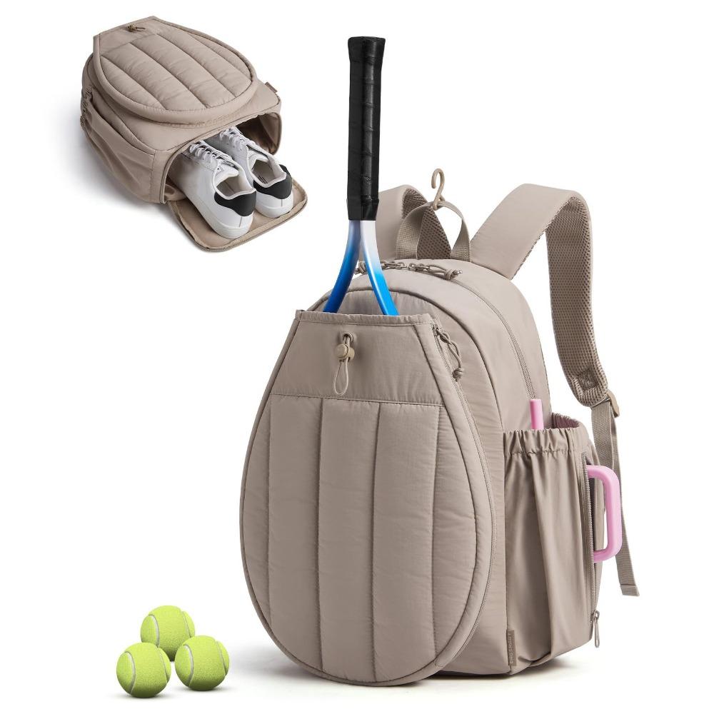 20L Tennis Racket Bag Large Capacity Sports Fitness Bag Pickleball Paddle Cover Travel