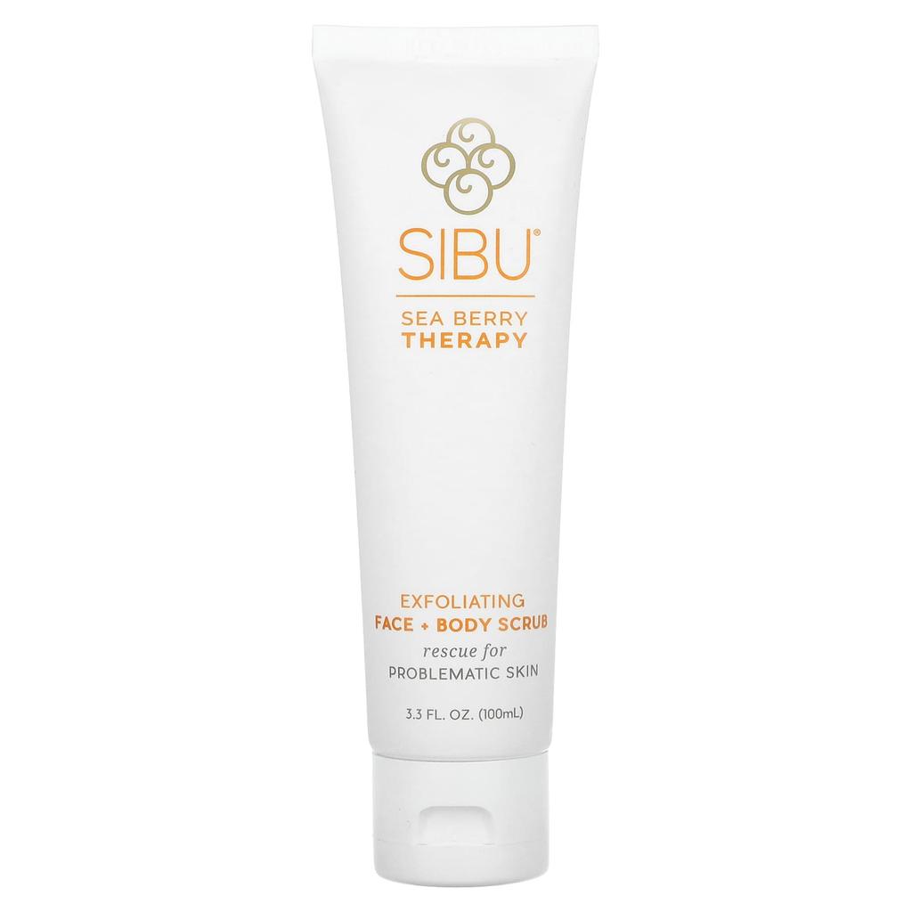 Sibu Beauty Sea Berry Therapy, Exfoliating Face and Body Scrub, 3.3 Fl Oz (100 Ml)