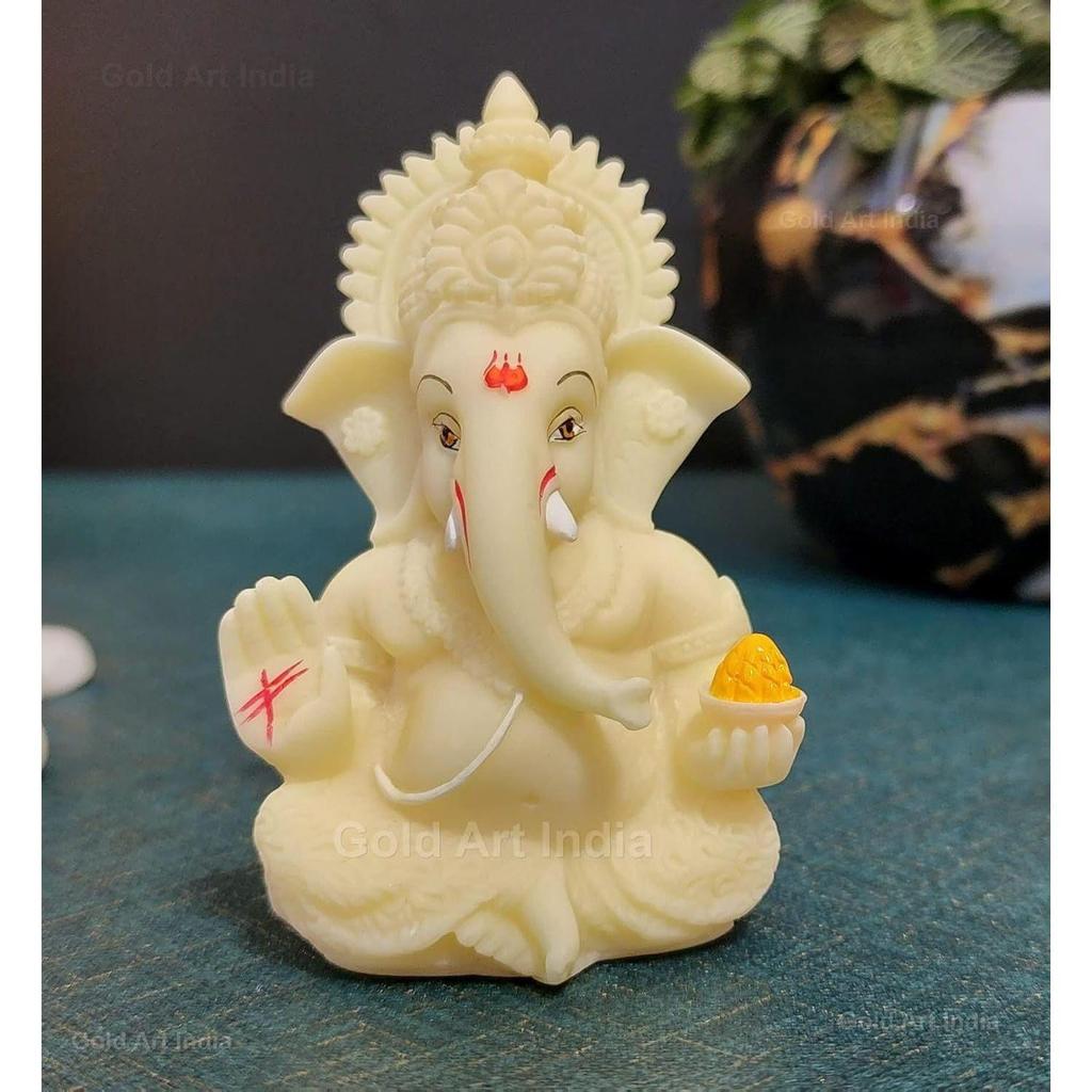 Ganesha Idol for Car Dashboard,Lord Ganpati Diwali Gifts, Home Decor, Office Desk, House Warming