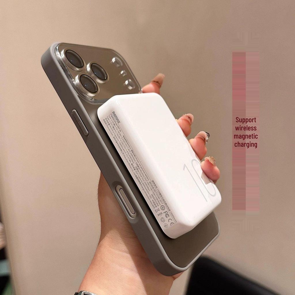 Чехол для iPhone 17 Pro Max: Матовый магнитный протектор для линзы и экрана