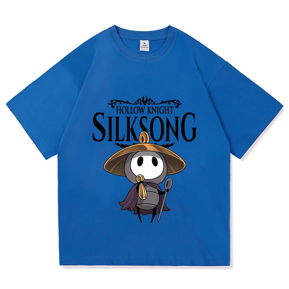 Sherma Song Tshirts Hollow Knight Silksong Funny Game Quote Tees Harajuku Cartoon Print T Shirts Unisex Cotton Casual Clothes