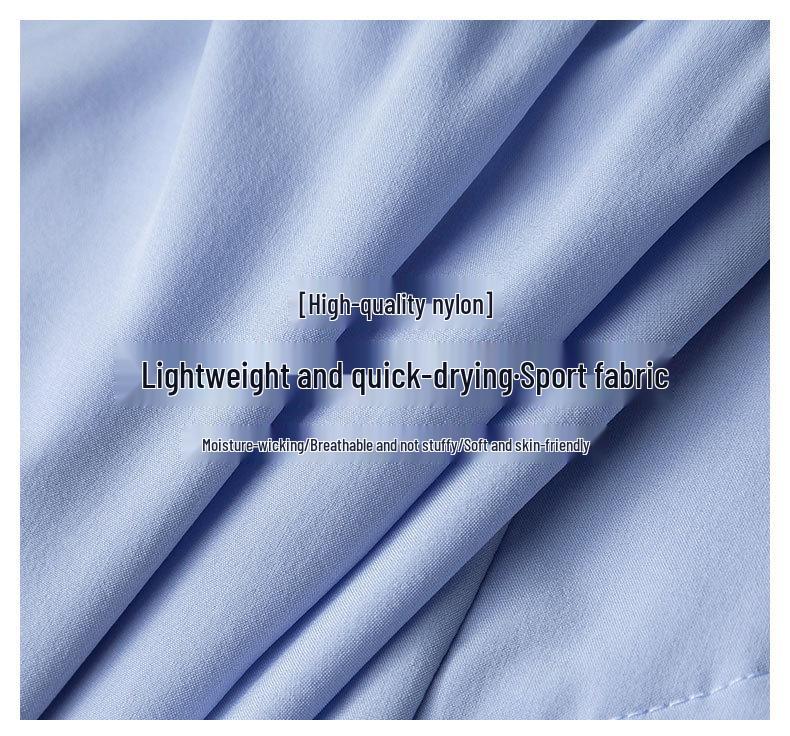 Женский летний комплект спортивной одежды быстросохнущий для бега, бадминтона, тенниса, йоги - юбка и топ маленьких размеров