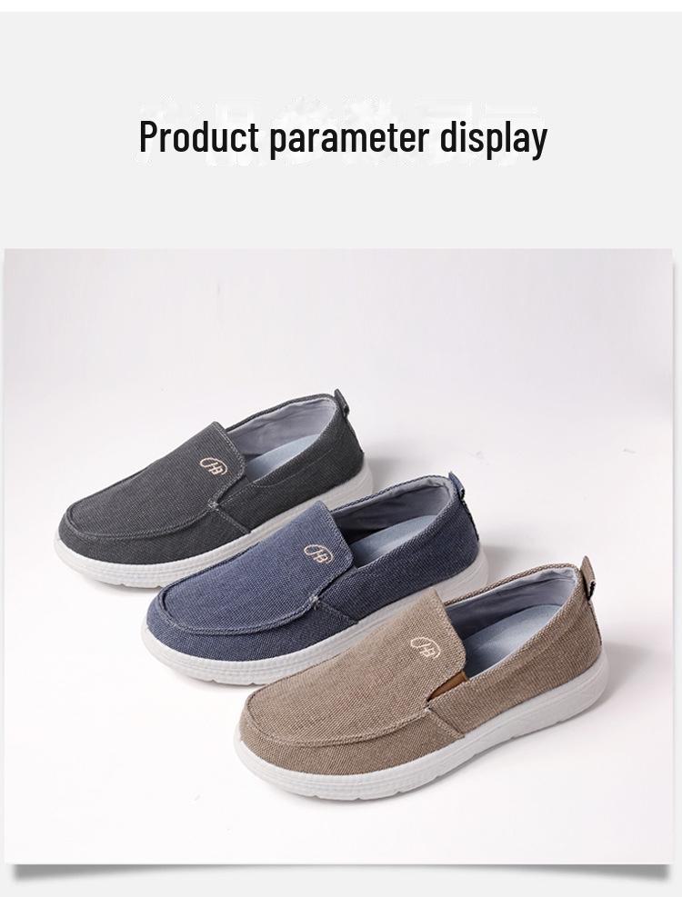 Очень большие мужские парусиновые туфли: Повседневные туфли-слипоны, размеры 45-48