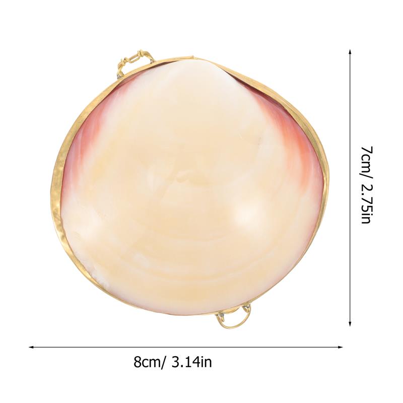 Шкатулка для хранения ракушек с жемчугом Нежный футляр для колец Серьги Шикарные украшения Настольный декор Маленький контейнер для ожерелий