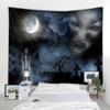 Dark Horror Skeleton Ghost Background Decoration Tapestry Curtain Wall Covering Halloween