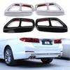 Для BMW 5 серии G30 G32 G31 6 серии GT 2018 2019 2020 2022 Нержавеющая сталь Фильтр выхлопных газов Накладка на выхлопную трубу Автоаксессуары