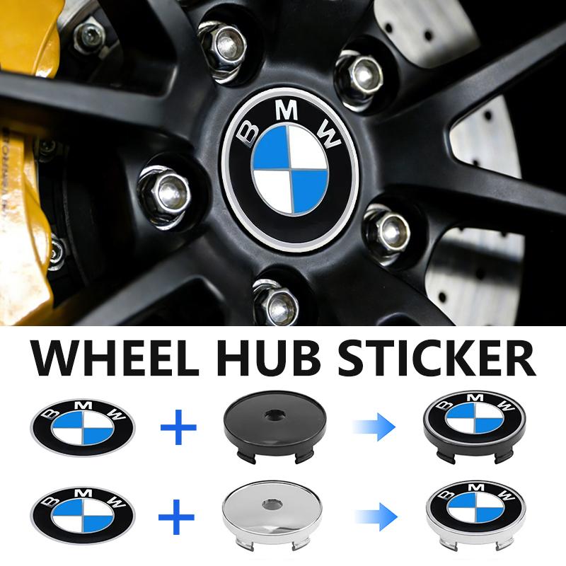 For BMW Series For BMW Car Wheel Center Hub Caps Sticker Auto Emblem Wheel Center Cap X3 X5 M5 M3 E46 E90 E60 F10 E39 F30 E36 G30 E87 E70