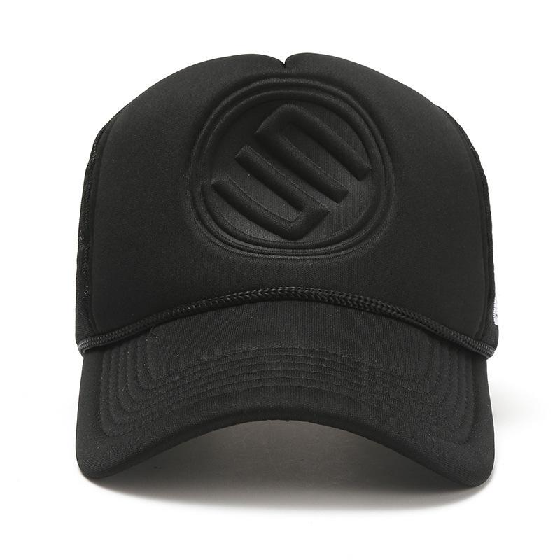 Новая универсальная сетчатая кепка с тиснением тигра, весенне-летняя однотонная кепка-тракер, кепка-тракер для мужчин и женщин, парная бейсболка