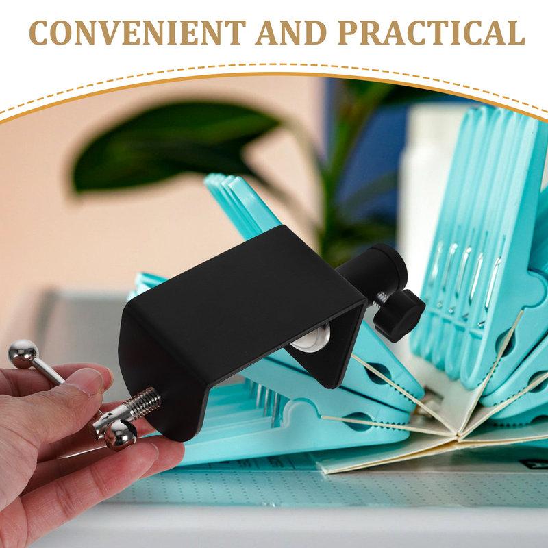 2Pcs Multi-Functional Desk Clamp Fixed Table Mount Adjustable Universal C Clamp Mic Arm Stand Table Clamps for Poles