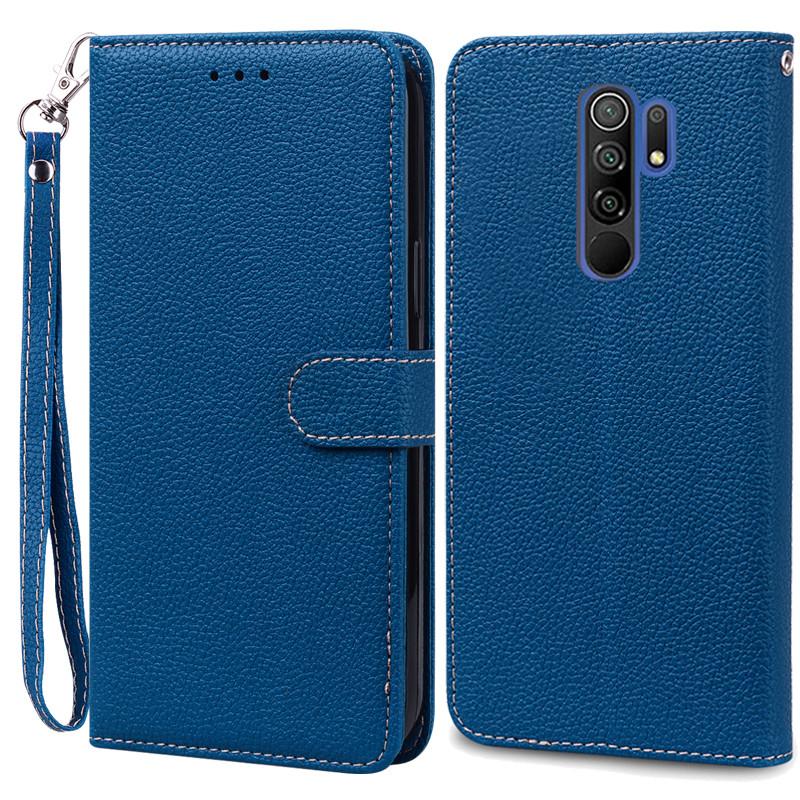For Redmi 9 Case Soft Silicone Wallet Cover Phone Case For Xiaomi Redmi 9 Case Redmi9 Leather Flip Case Coque Fundas Shell