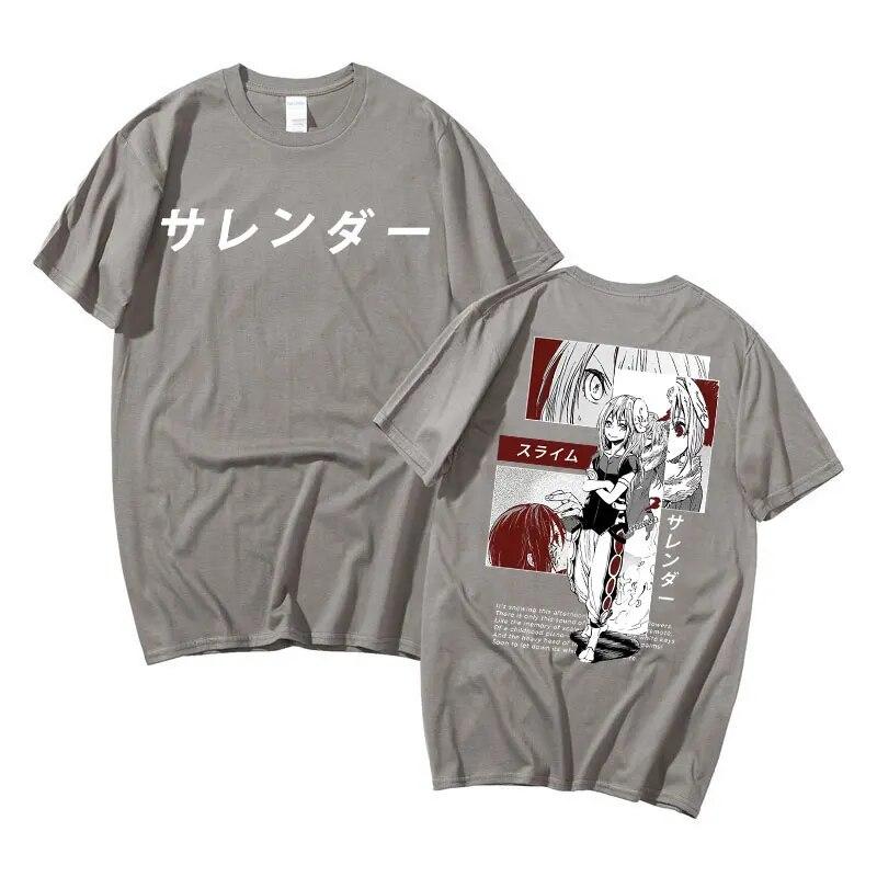 That Time I Got Reincarnated As A Slime Tshirt Anime Unisex Women T-shirt Short-sleeved Rimuru Tempest Unisexga Graphic T Shirt Male