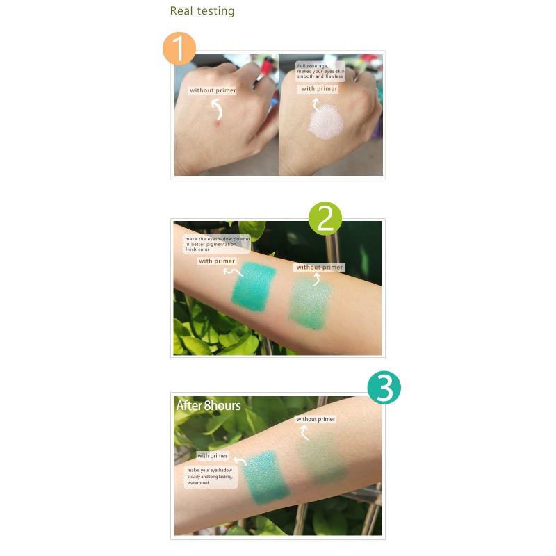 Европа и США Праймер для теней для век Крем-консилер для глаз Праймер для белого тона кожи Фиолетовые тени для век Фиксация макияжа Водонепроницаемая защита от пота