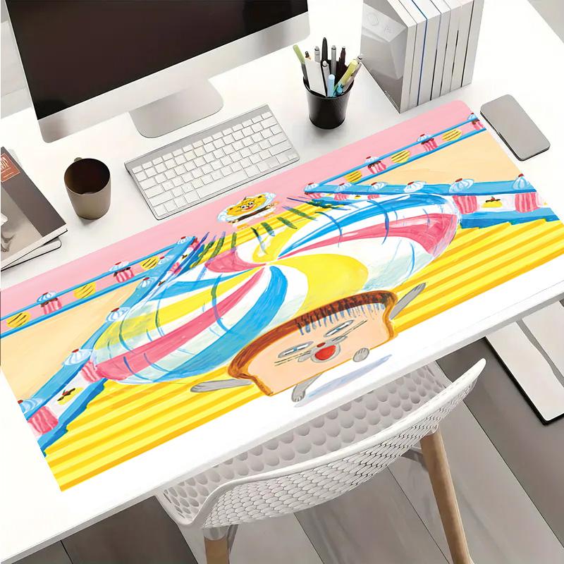 Bread Thief Mouse Pad - Non-Slip Rubber Base, Smooth Surface for Work,Gaming,Office,And Home Use, Desk Mouse Pad