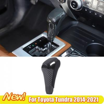 Ручка рычага переключения передач из карбона ABS Замена для Toyota Tundra 2014-