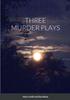Книга Three Murder Plays