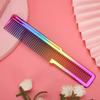 Professional Electroplate Hair Cutting Comb Hairdressing Styling Comb for Barber Shops