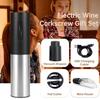 Электрический подарочный набор для открывания бутылок вина, многофункциональный автоматический штопор для красного вина с вакуумной пробкой, аксессуары для вина