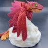 3D-печатная игрушка-фиджет с пернатым драконом, подвижные суставы, летающий дракон, фигурка, шарнирная модель, настольное украшение для детей и взрослых