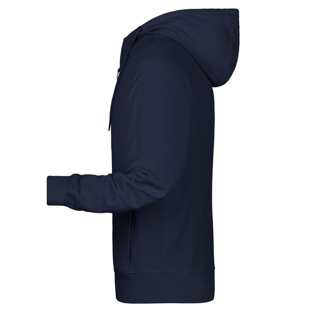 James and Nicholson Mens Full Zip Hoodie