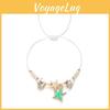 Bohemian Starfish Shell Beaded Jewelry With Electroplated Zinc Alloy For Womens Casual Summer Use
