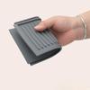 2 Piece Silicone Counter Top Drying Mat Non-Slip Insulated Mat Dish Draining Mat  Pot