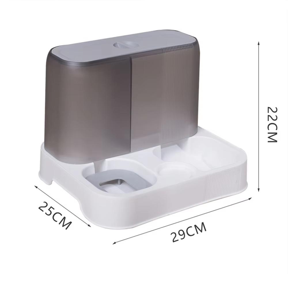 Большая емкость для автоматической кормушки для кошек, диспенсер для воды, контейнер для влажной и разделительной еды для собак, миска для питьевой воды, товары для животных
