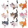 Рабочая Фигурка Кот Котёнок Набор Игрушек Мини Фигурка Аксессуары для Вечеринки по Случаю Дня Рождения Цвета