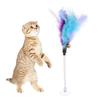 For Cat Teaser Toy Fun Feather Toys with Suction Cup Kitten Teaser Toys Interactive Catcher for Cat Toy for Kitten for C