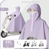 Electric Vehicle Raincoat, Long Full-Body Rainproof Poncho for Riding, Motorcycle-Specific, Women's Style, Single-Person, Thickened and Enlarged