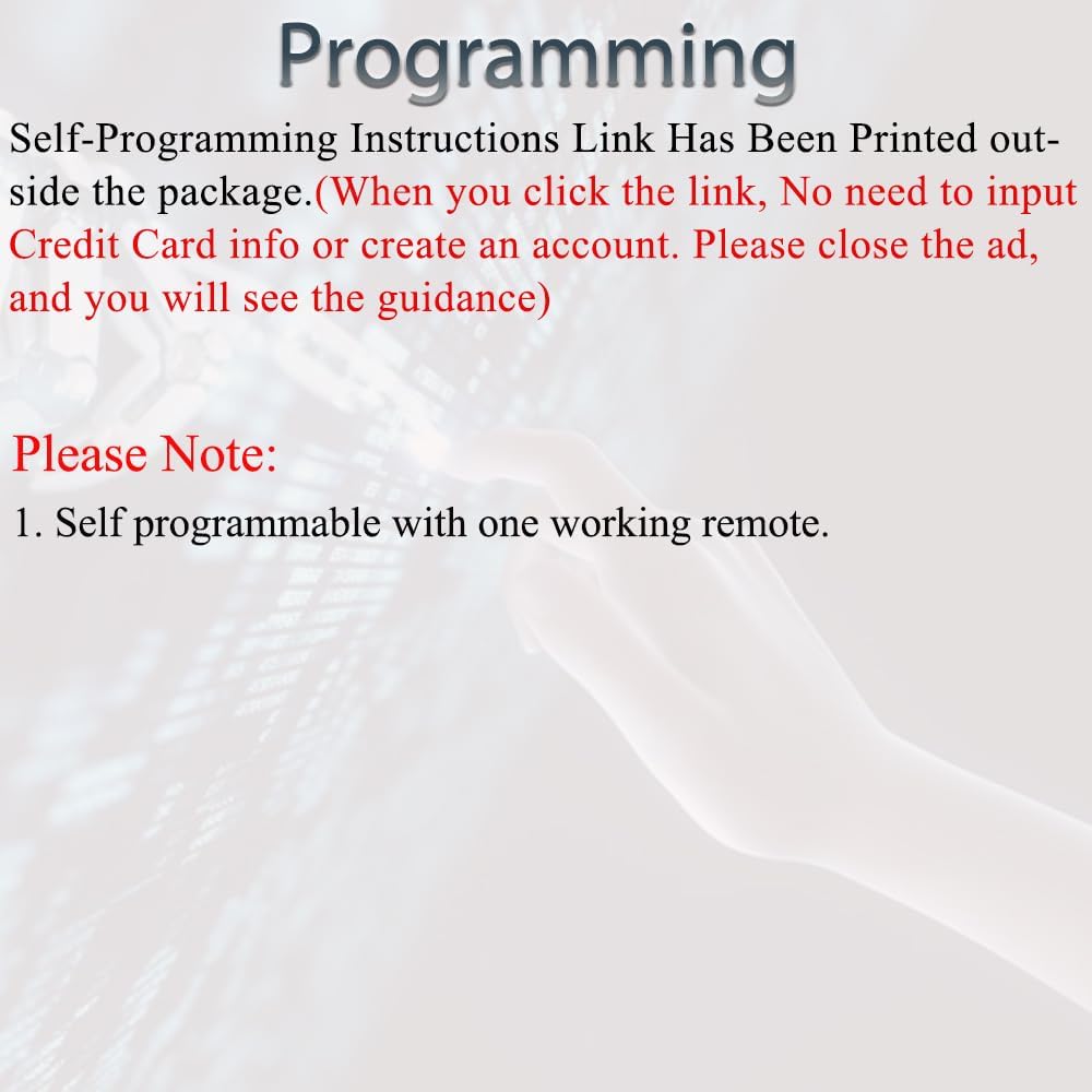 Key Fob Replacement Fits For Dodge Ram 1500 2500 3500 2002-2005, Chrysler Town Country Voyager 1999-2003,Dakota 2001-2004, Durango 2001-2003, Caravan