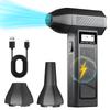 Регулируемые скорости Инструмент для очистки воздуходувкой Автоаксессуары 130000 об/мин Электрический пылесос Турбо-реактивный вентилятор Зарядное устройство Type-C Портативный Автомобильный обдув снега
