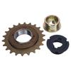Bike Freewheel Adapter Set Steel 22T Freewheel Right Drive Adapter Connector Kit for Electric Tricycle Motorcycle Modification