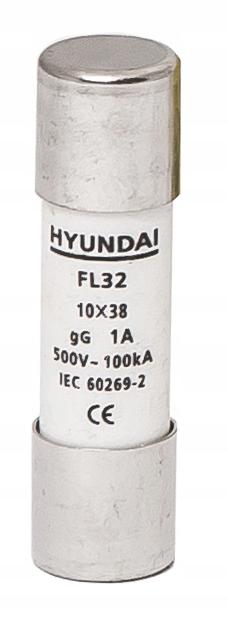 Hyundai - Cylindrical Fuse Fuse 10X38, Gg, Current In=1A